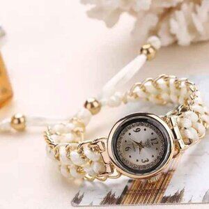 White Lady Adjustable Quartz Watch